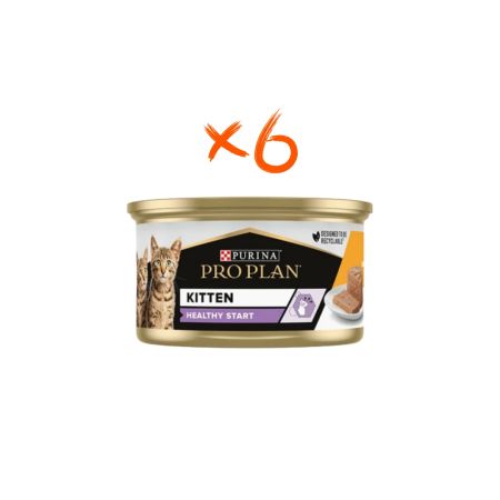Pro Plan Kitten Tavuklu Yavru Kedi Konservesi 6 x 85 gr