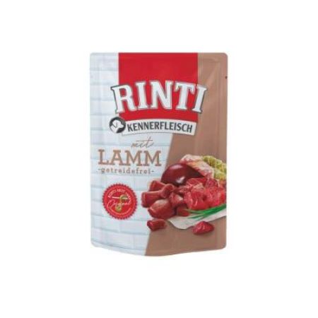 RINTI Pouch Kuzulu Yetişkin Köpek Konservesi 400 gr