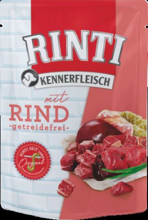 RINTI Pouch Dana Etli Köpek Konservesi 400 gr