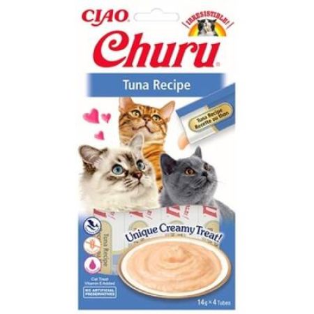 Ciao Churu Cream Ton Balıklı Kedi Ödül Kreması 4*14 Gr