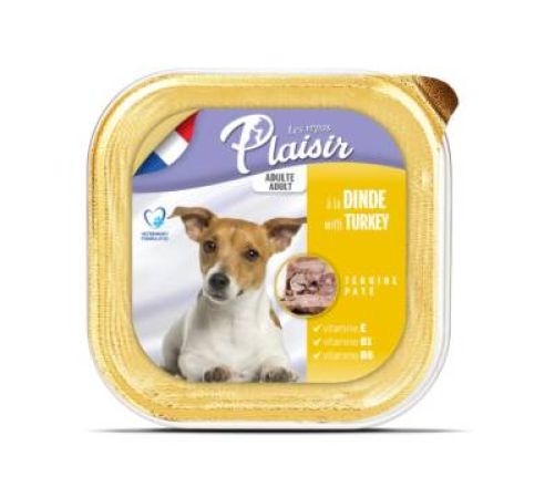 Plaisir Pate Hindili Ezme Yetişkin Köpek Konservesi 150 Gr