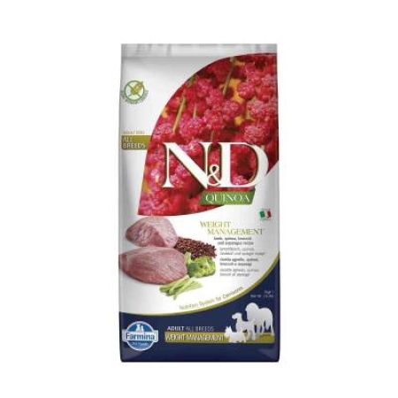 N&D Quinoa Weight Management Kilolu Köpekler İçin Kuzu Etli Yetişkin Köpek Maması 7 kg