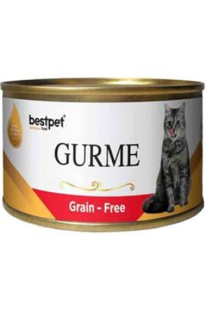 BestPet Gurme Tahılsız Jöleli Biftekli Kedi Konservesi 85 Gr