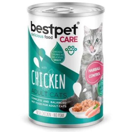 Bestpet Tavuklu Hairball Kedi Konservesi 400 gr