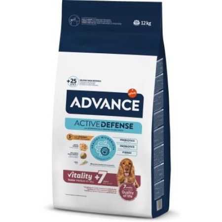 Advance Medium Senior Yaşlı Yetişkin Köpek Maması 12 kg