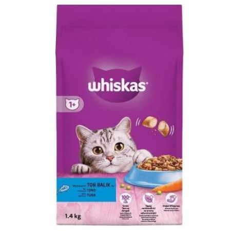 Whiskas Ton Balıklı Sebzeli Kuru Kedi Maması 1,4 kg