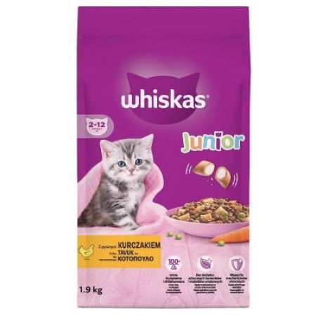 Whiskas Junior Tavuklu Yavru Kuru Kedi Maması 1,9 kg