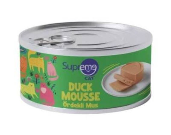 Supreme Ördekli Mus Kedi Konservesi 85 gr