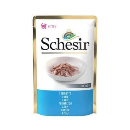 Schesir Jelly Pouch Ton Balıklı Pouch Yavru Kedi Konservesi 85 gr