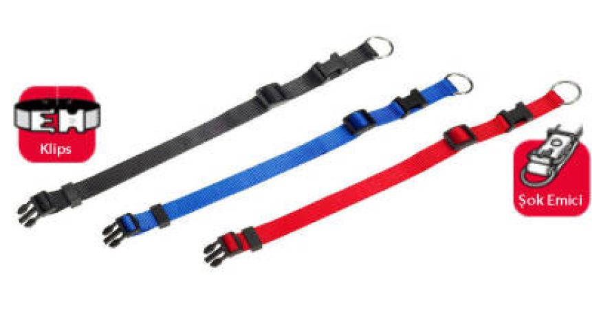 Karlie Basic Boyun Tasması 20-35 cm Siyah