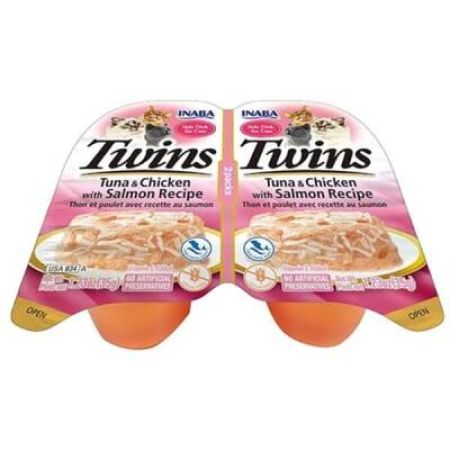 Ciao Twins Churu Balıklı Somonlu ve Tavuklu Kedi Ödül Jölesi 2 X 35 gr