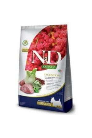 N&D Quinoa Digestion Küçük Irk Hassas Sindirim İçin Kuzu Etli  Köpek Maması 2,5 kg