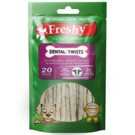 Freshy Dental Burgu Köpek Ödülü 20'li Paket - 120 gr