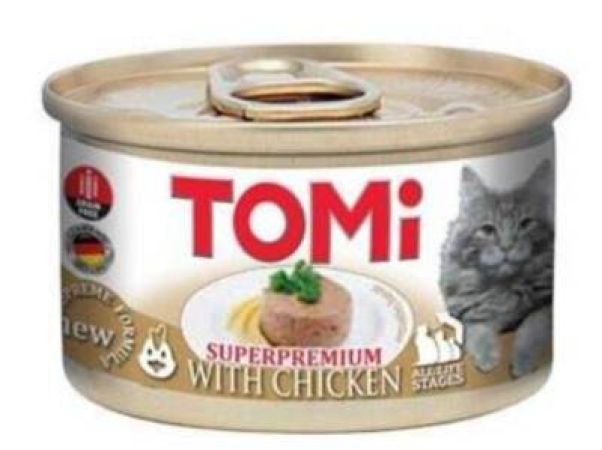 Tomi Tavuklu Ezme Kedi Konservesi 85 gr