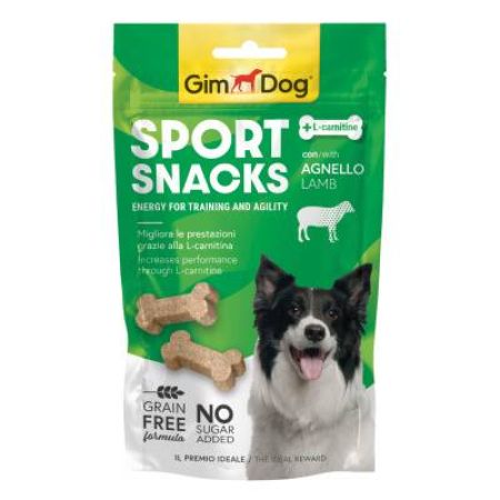 GimDog Sportsnacks Kuzulu Tahılsız Köpek Eğitim Ödülü 60 gr