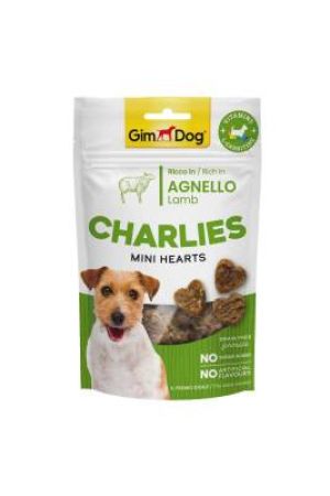 Gimdog Charlies Mini Hearts Kuzu Etli Köpek Ödülü 70 gr