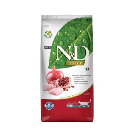 N&D Prime Tahılsız Tavuklu Narlı Yetişkin Kedi Maması 5 kg