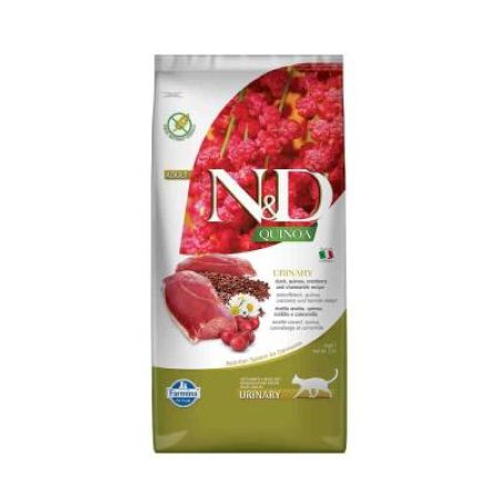 N&D Quinoa Urinary Ördek Quinoa Aromalı İdrar Yolları Destekleyici Yetişkin Kedi Maması 5 kg