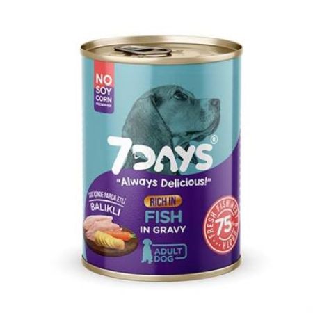 7 Days Sığır Etli Yetişkin Konserve Köpek Maması 415 gr