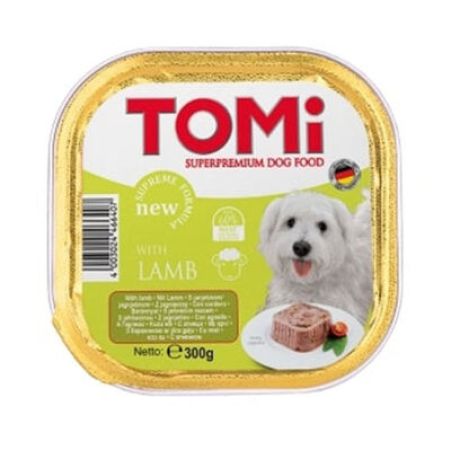 Tomi Kuzu Etli Pate Köpek Yaş Maması 300 Gr