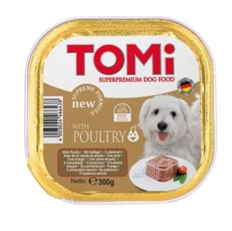 Tomi Kümes Hayvanlı Pate Köpek Yaş Maması 300 Gr