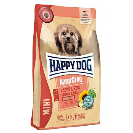 Happy Dog Mini NaturCroq Somonlu Küçük Irk Köpek Maması 4 Kg