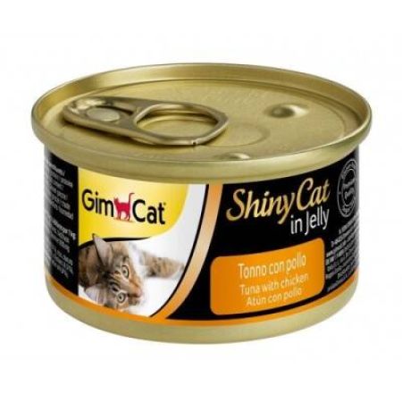 Gimcat Shinycat Ton Balıklı ve Tavuklu Jelly Konserve Yetişkin Kedi Maması 70 gr