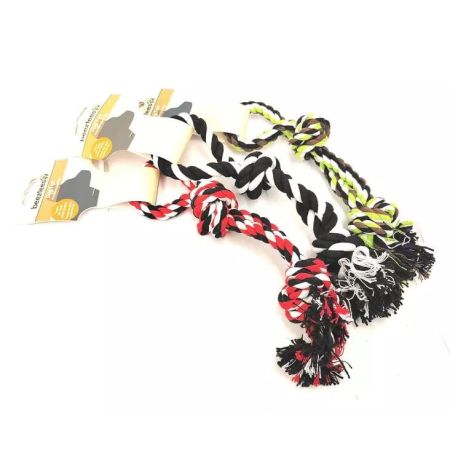 Beeztees Tutma Saplı Diş İpi Köpek Oyuncağı 50 cm (Karışık Renk)