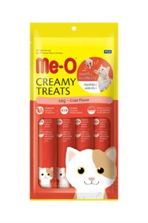 Me-O Kremalı Yengeçli Kedi Sıvı Ödül Maması 15 Gr x 4 Adet