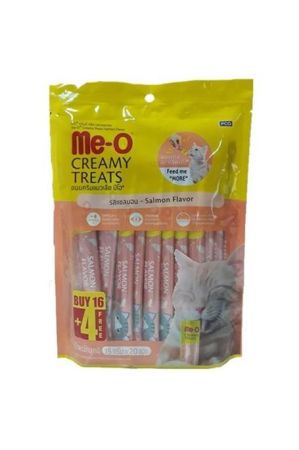 Me-O Kremalı Somon Balıklı Kedi Ödülü 20x15 gr
