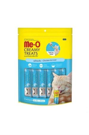 Me-O Creamytreats Tavuklu Ve Ciğerli Sıvı Kedi Ödülü Maması 15 Gr x 20 Adet