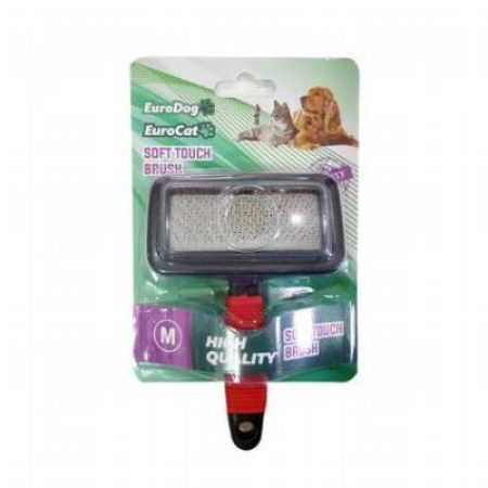 EuroDog&Cat  Orta Boy Kedi Köpek Fırçası 15 cm
