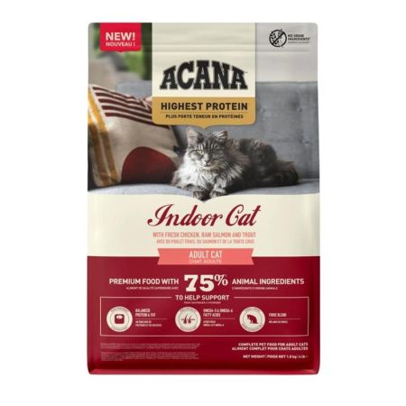 Acana Indoor Yüksek Proteinli Tavuk ve Balıklı Kısırlaştırılmış Kedi Maması 1,8 kg