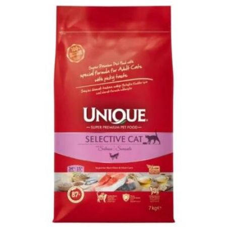 Unique Selective Seçici Kediler için Somonlu Yetişkin Kedi Maması 7 Kg
