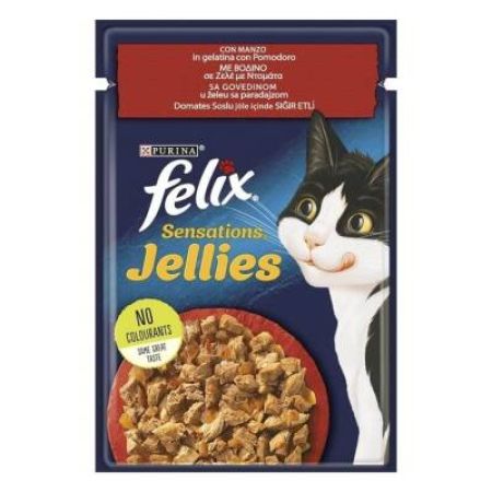 Felix Sensation Sığır Etli & Domatesli Kedi Konservesi 85 Gr