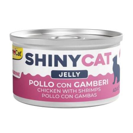 GimCat Shinycat Jelly Tavuk Etli ve Karidesli Konserve Kedi Maması 70 gr