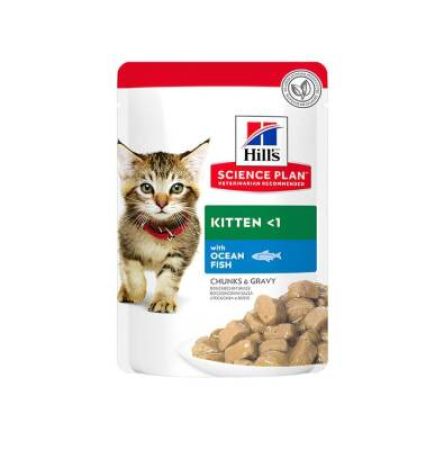Hill's SCIENCE PLAN Gravy Kitten Okyanus Balıklı Yavru Kedi Konservesi 85 gr