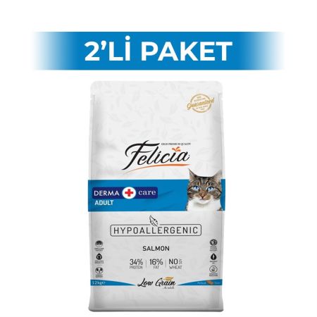 Felicia Somon Balıklı Yetişkin Kedi Maması 2 kg 2 Adet