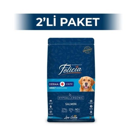 Felicia Somonlu Yetişkin Köpek Maması 3 kg 2 Adet