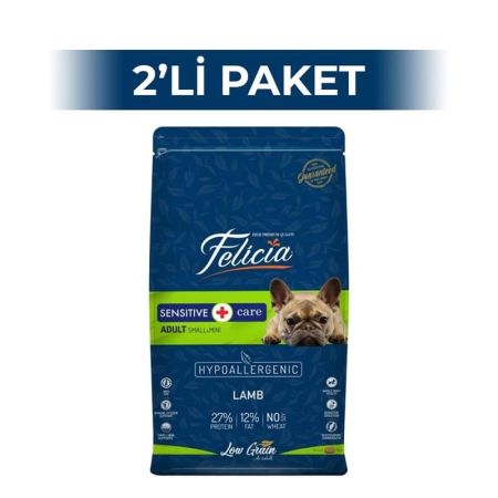 Felicia Az Tahıllı Kuzu Etli Yetişkin Köpek Maması 3 kg 2 Adet