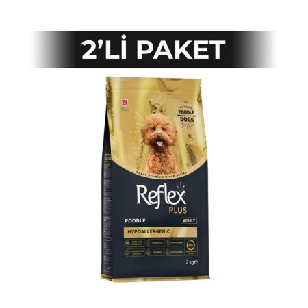 Reflex Plus Poodle Hypoallergenic Tavuklu Yetişkin Köpek Maması 2 kg 2 Adet