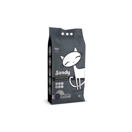 Sandy Aktif Carbonlu Topaklanan Bentonit Kedi Kumu 10 lt