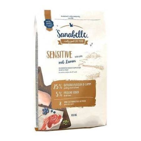 Sanabelle Sensitive Kuzu Etli Yetişkin Kedi Maması 10 kg