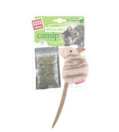 Gigwi Catnip Hazneli Fare Peluş Kedi Oyuncağı