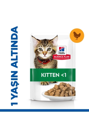 Hill's Science Plan Tavuklu Yavru Kedi Pouch 12x85g