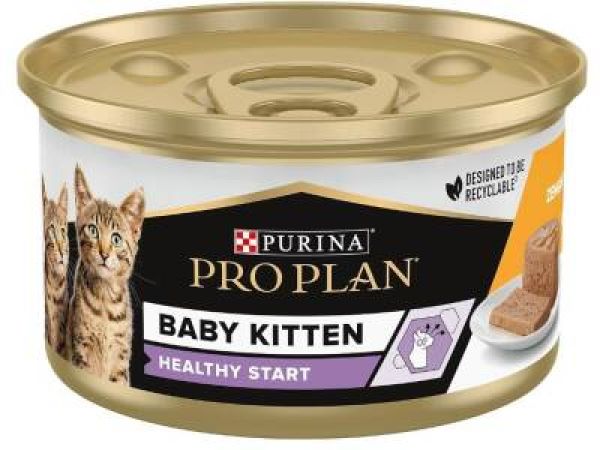 Pro Plan Baby Kitten Yavru Kedi Konserve Maması 85 gr 24 Adet