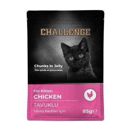 Challenge Tavuklu Yavru Kedi Konservesi 85 g