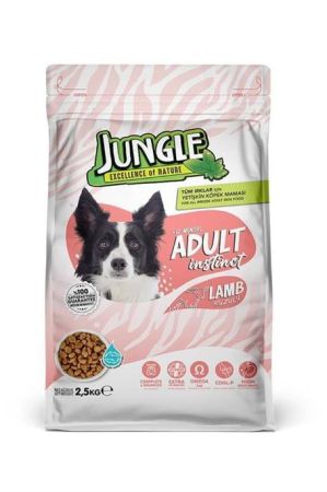 Jungle Kuzu Etli Yetişkin Köpek Maması  2.5 Kg