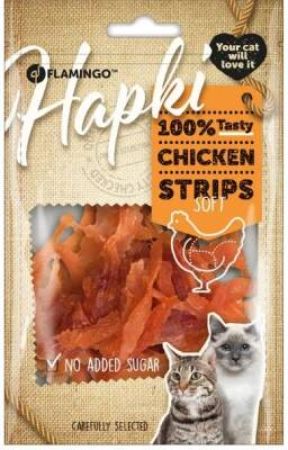 Flamingo Hapki Strips Tavuklu Kedi Ödülü 85 gr