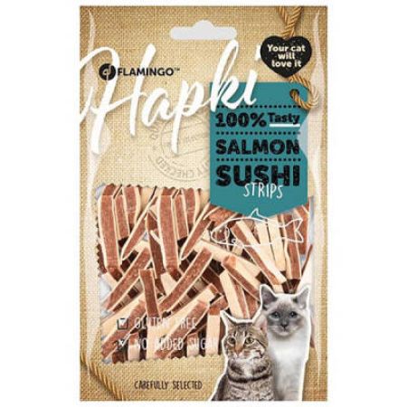Flamingo Hapki Somon ve Alabalıklı Glutensiz Şerit Kedi Ödülü 85 gr
